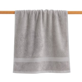 Serviette de toilette Terracota Gris 70x140 cm 70 x 1 x 140 cm