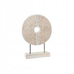 Figurine Décorative DKD Home Decor Blanc Fer Cercles (41 x 12 x 55 cm)