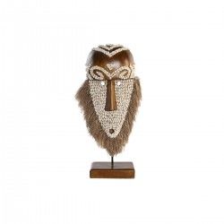 Figurine Décorative DKD Home Decor Naturel Masque Fibre (30 x 10,5 x 53 cm)