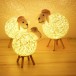 Mignon mouton LED veilleuse lampe de Table créative pour salon chambre enfants chambre chevet décoration bureau lumière dessin a