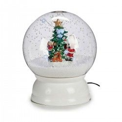 Boule de Neige Sapin de Noël 22 x 27 cm Plastique
