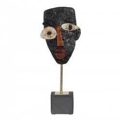 Sculpture Masque Marron Noir 52 x 35 x 41,5 cm