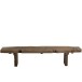 Banc brut recyclé en bois marron 190x38x46 cm