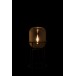 Lampe Sur Pied Sasha Verre/Metal Argent/Noir Medium