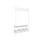 Recibidor con Cajones Home ESPRIT Blanco Metal 110 x 36 x 186 cm