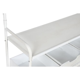 Recibidor con Cajones Home ESPRIT Blanco Metal 110 x 36 x 186 cm