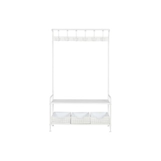 Recibidor con Cajones Home ESPRIT Blanco Metal 110 x 36 x 186 cm