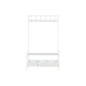 Recibidor con Cajones Home ESPRIT Blanco Metal 110 x 36 x 186 cm