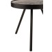 Table d’appoint en bois marron 45x45x43 cm