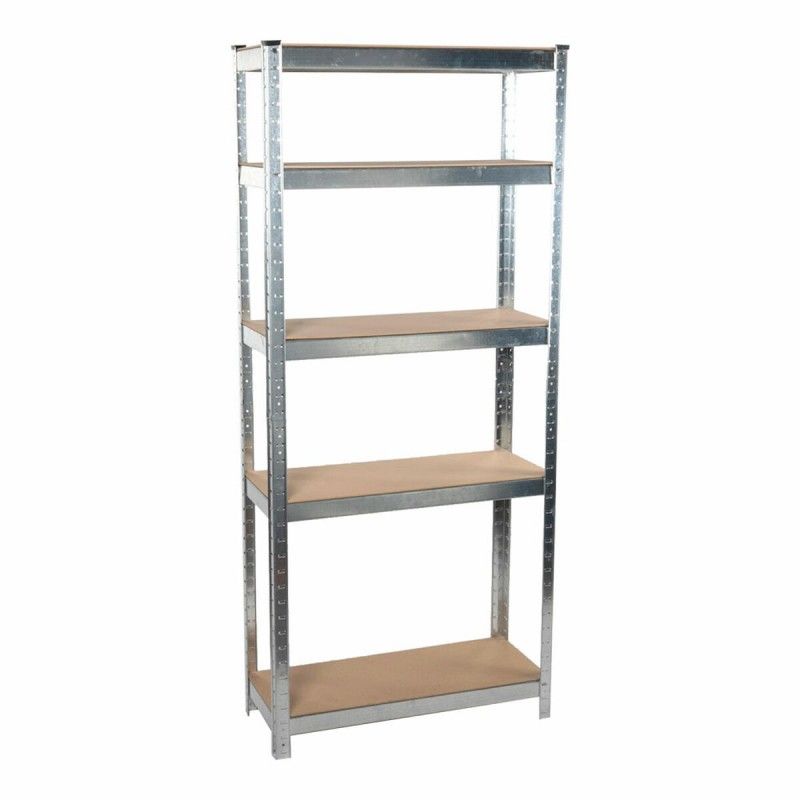 Étagère Kinzo Bois Acier inoxydable 5 Etagères 750 kg 75 x 30 x 172 cm