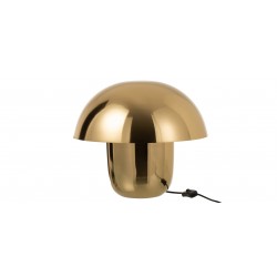Lampe champignon en métal or 40x40x34 cm
