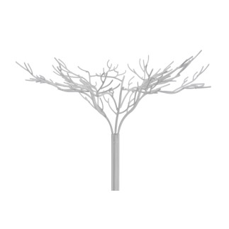 Albero in metallo bianco 62x62x73 cm