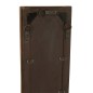 Miroir mural en bois marron 120x24x5 cm