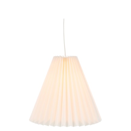 Lampe suspendue accordéon en papier blanc 37x37x29 cm