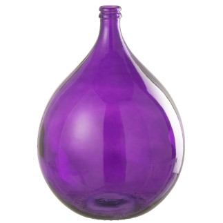 Dame jeanne en verre violet 40*40*56cm