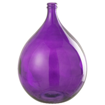 Dame jeanne en verre violet 40*40*56cm