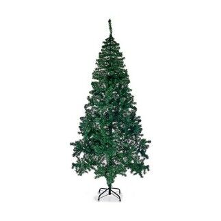 Árbol de Navidad 210 cm Verde Metal Plástico