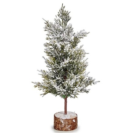 Árbol de Navidad Marrón Verde Madera Plástico 16 x 31 x 16 cm (48 Unidades)