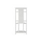 Recibidor Home ESPRIT Blanco Madera 75 x 31 x 180 cm