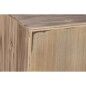 Mesita de Noche Home ESPRIT Negro Natural Madera de abeto Madera MDF 45 x 34 x 66 cm