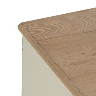 Mesita de Noche Crema Natural Madera de abeto Madera MDF 50 x 40 x 60 cm