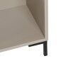 Table de Nuit NECTO Orange Taupe Fer Bois MDF 40 x 31,2 x 66,2 cm