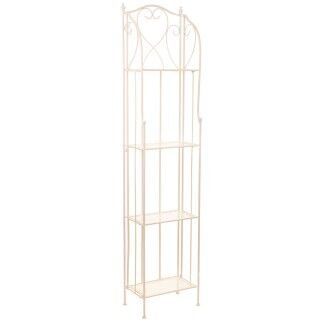 Estantería Alexandra House Living Blanco Metal Hierro 25 x 90 x 30 cm