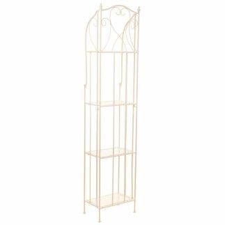 Estantería Alexandra House Living Blanco Metal Hierro 25 x 90 x 30 cm