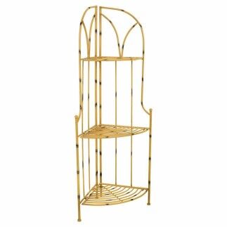 Étagère d'Angle Alexandra House Living Jaune Forge 35 x 120 x 48 cm