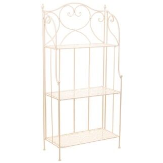 Estantería Alexandra House Living Blanco Metal Hierro 30 x 70 x 30 cm