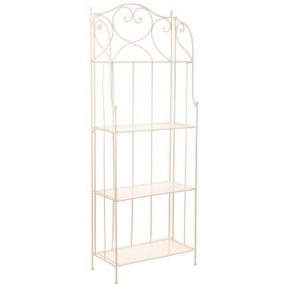 Estantería Alexandra House Living Blanco Metal Hierro 28 x 70 x 28 cm