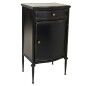 Mesita de Noche Alexandra House Living Negro 36 x 86 x 46 cm