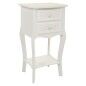 Mesita de Noche Alexandra House Living Blanco Crema 31 x 71 x 38 cm