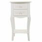 Mesita de Noche Alexandra House Living Blanco Crema 31 x 71 x 38 cm