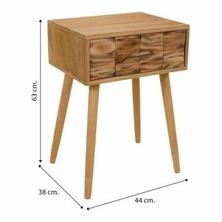 Table de Nuit Alexandra House Living Naturel 63 x 38 x 44 cm