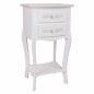 Mesita de Noche Alexandra House Living Blanco 31 x 71 x 38 cm