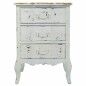 Table de Nuit Alexandra House Living Blanc 40 x 70 x 50 cm