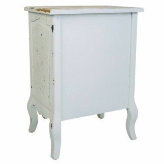 Table de Nuit Alexandra House Living Blanc 40 x 70 x 50 cm