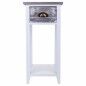 Table de Nuit Alexandra House Living Blanc 30 x 63 x 30 cm