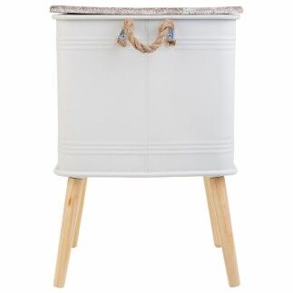 Table de Nuit Alexandra House Living Blanc 41 x 41 x 61 cm