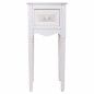 Mesita de Noche Alexandra House Living Blanco 26 x 72 x 33 cm