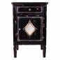 Table de Nuit Alexandra House Living Noir 36 x 76 x 48 cm