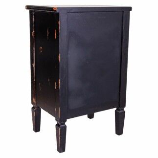 Table de Nuit Alexandra House Living Noir 36 x 76 x 48 cm