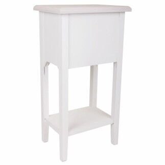 Table de Nuit Alexandra House Living Blanc 26 x 69 x 37 cm