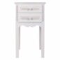 Mesita de Noche Alexandra House Living Blanco 28 x 69 x 38 cm