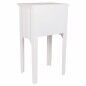 Mesita de Noche Alexandra House Living Blanco 28 x 69 x 38 cm