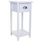 Table de Nuit Alexandra House Living Blanc 30 x 63 x 30 cm