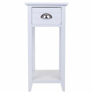 Table de Nuit Alexandra House Living Blanc 30 x 63 x 30 cm