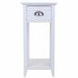 Table de Nuit Alexandra House Living Blanc 30 x 63 x 30 cm