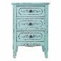 Table de Nuit Alexandra House Living Bleu 32 x 67 x 46 cm